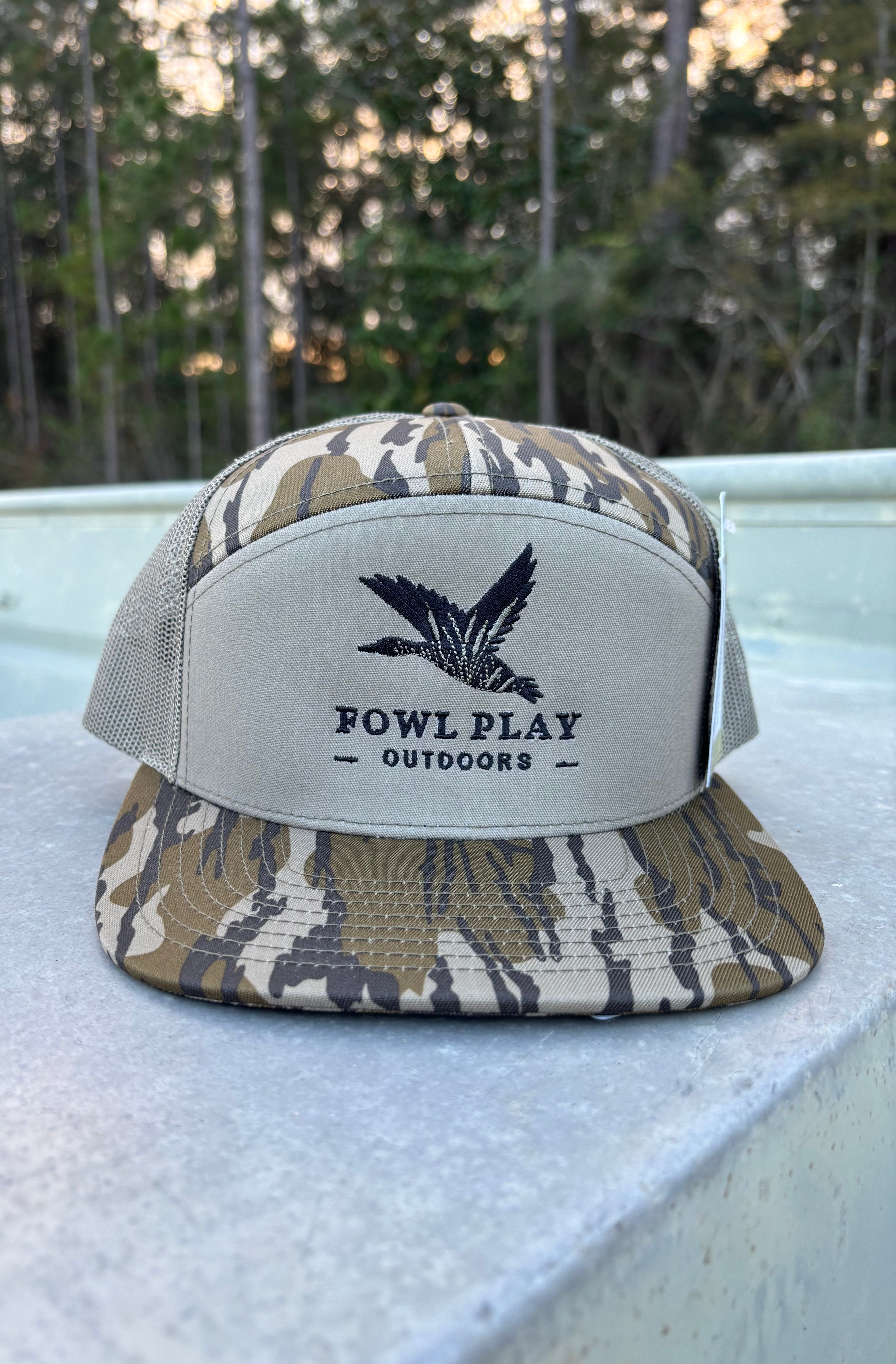 7 panel Richardson MO Camo Hat